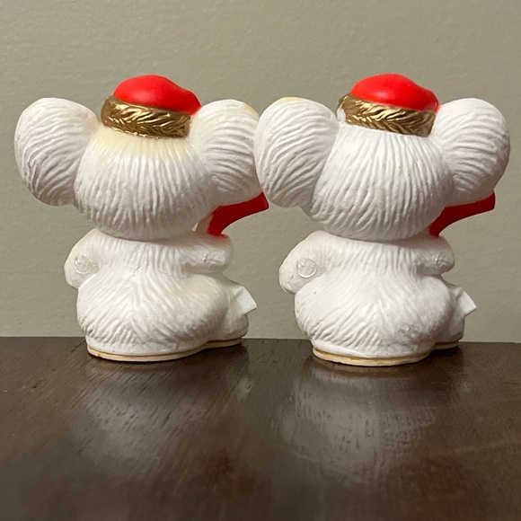 Vintage Miniature Christmas Mice Stocking Hangers -Set of Two - Picture 4 of 7